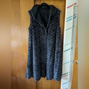 Blue Gray Sleeveless Jacket/Gilet